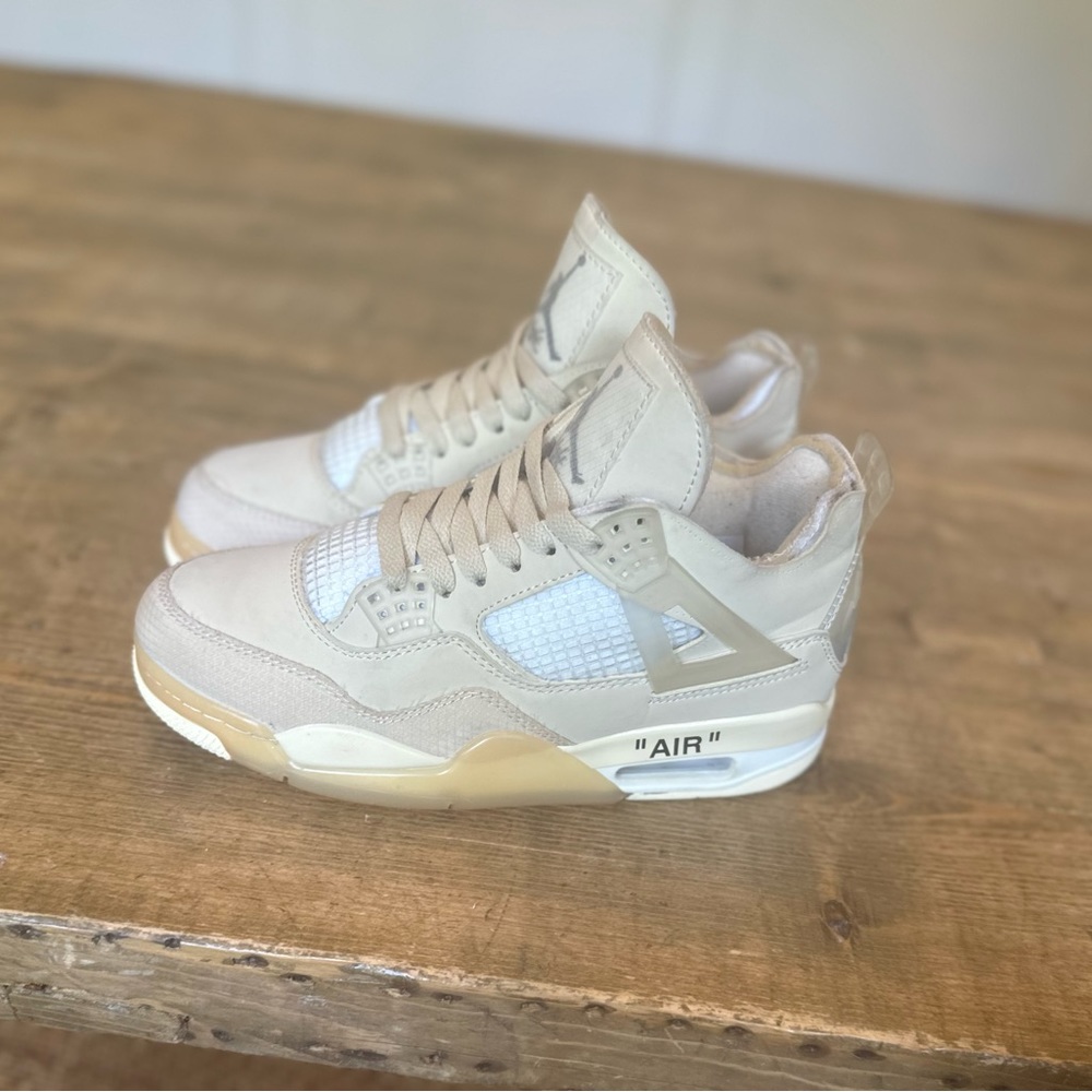 Jordan 4 off white shoes size 7
